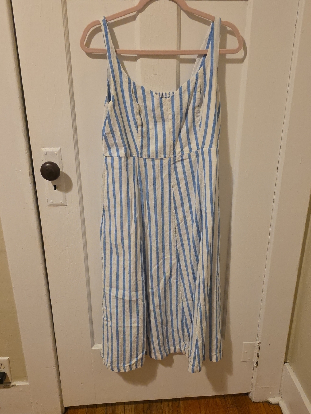 Old Navy Blue and White Striped Dress